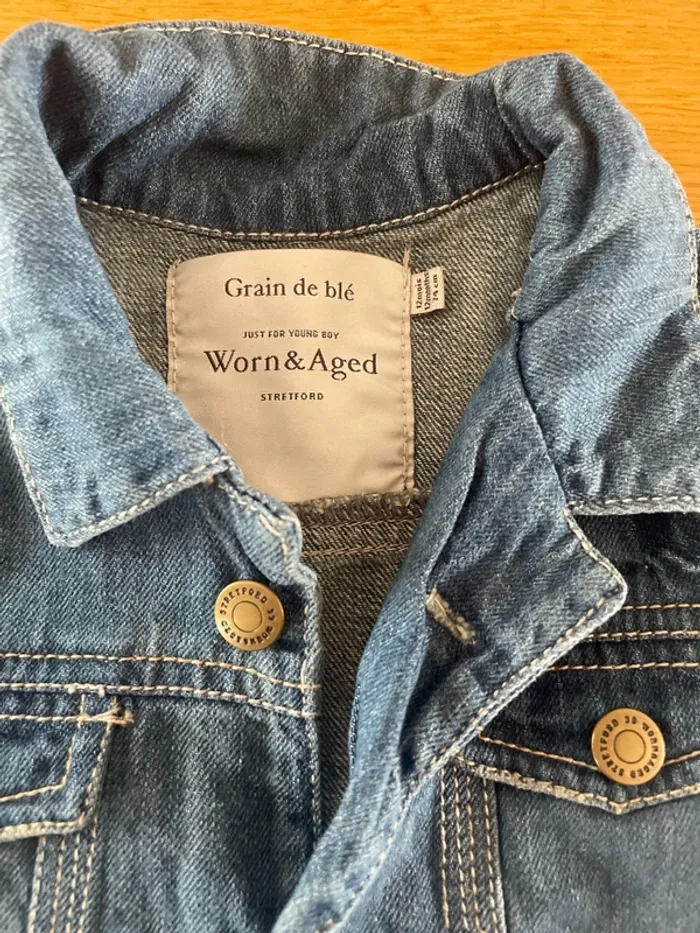 Veste jeans 12 mois - photo numéro 3