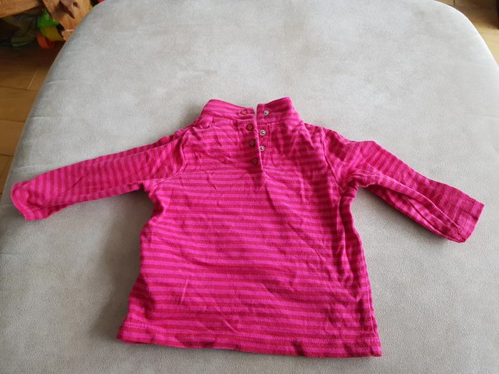 t-shirt m. longues chaud 3 mois dpam tbe - photo numéro 2