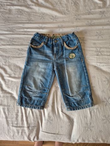 Pantacourt jeans 6 ans
