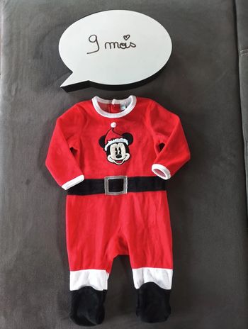 Pyjama Noël Garçon 9 mois père Noël Mickey mouse Disney Baby