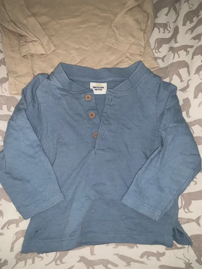 T-shirt manches longues lot de deux - photo numéro 2
