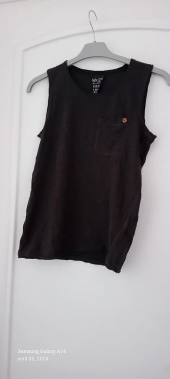 Débardeur avec poche devant gris fille 140 cm zara