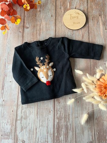 Pull Rodolphe 3 mois