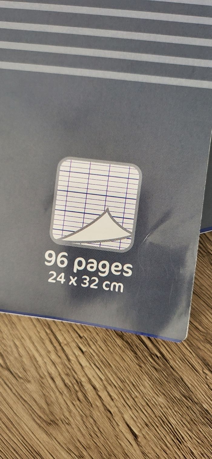 2 cahiers 96pages carreaux - photo numéro 3