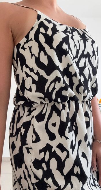 Robe longue imprimée 🤍🖤