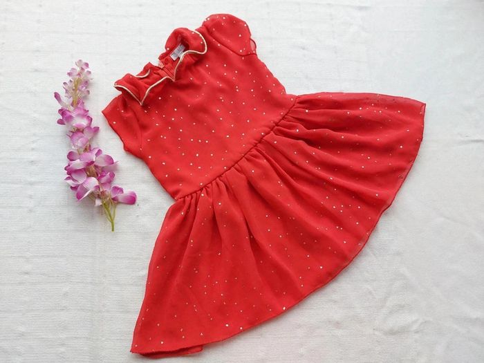 Très belle robe manches courtes Kimadi 12 mois - photo numéro 2