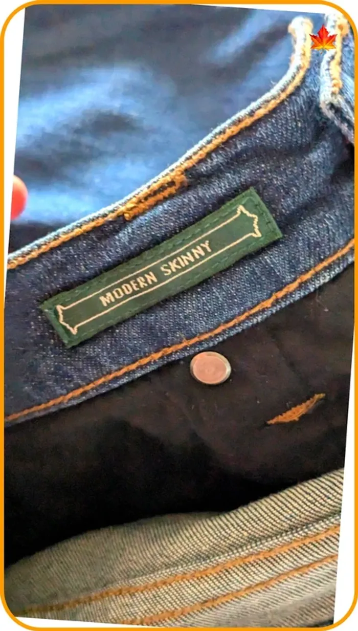 Jeans brut femme Ralph Lauren 38 - photo numéro 6