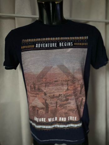 T-shirt marine nature adventure S Tex