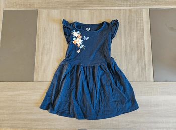 Robe bleu marine C&A 2 ans