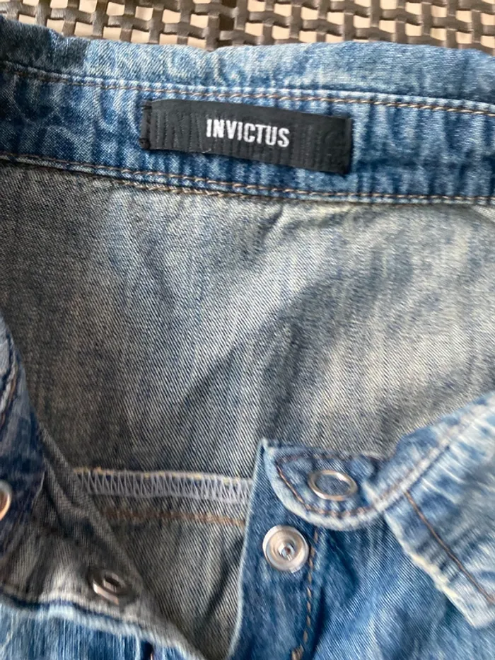 Chemise en Jean Invictus S - photo numéro 3