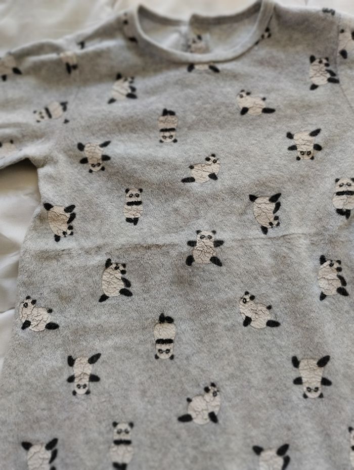 Pyjama velours taille 2 ans - photo numéro 2