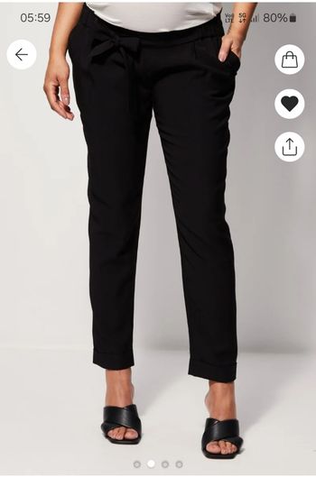Pantalon maternité noir neuf 36