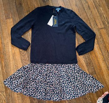 Robe maille Ralph Lauren 10 ans Neuve avec étiquette  Valeur 169 euros