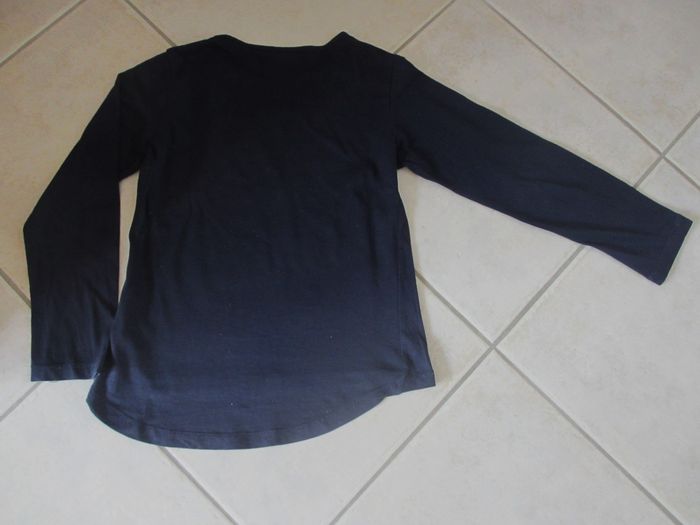 T-shirt bleu marine manches longues fille Influx - 8 ans - photo numéro 4