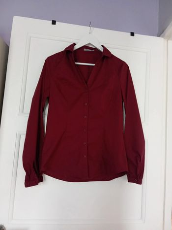 Chemise bordeau