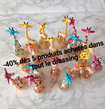 Jouet Girafe en bois
