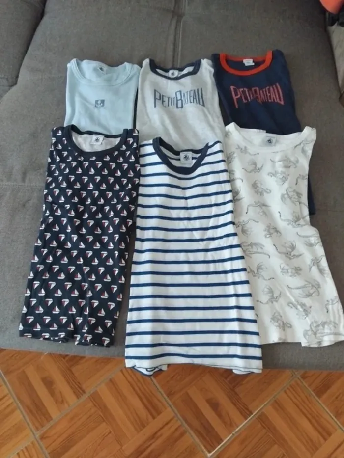 Lot de 6 tricots de peau petit bateau t10ans - photo numéro 8
