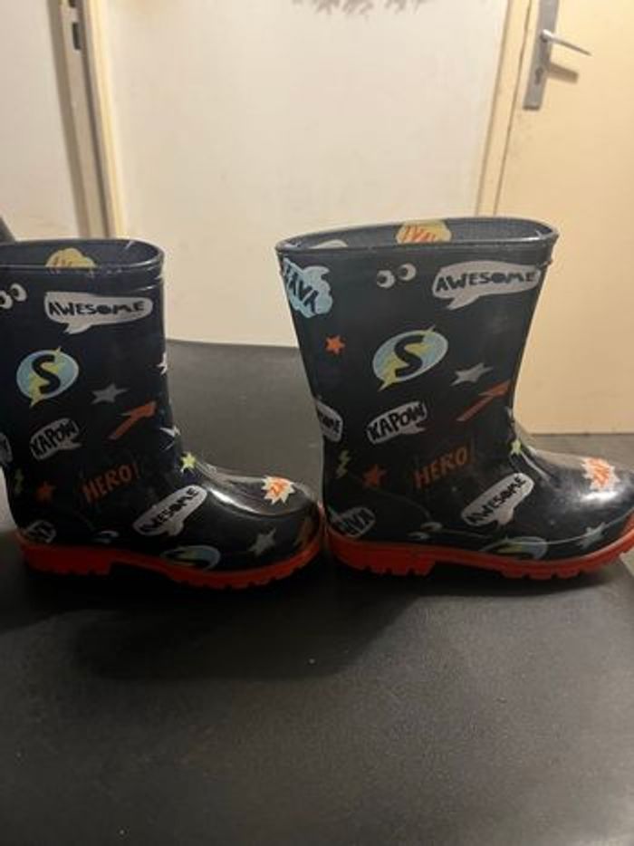 Bottes bleues BD taille 28 TAMS - photo numéro 3