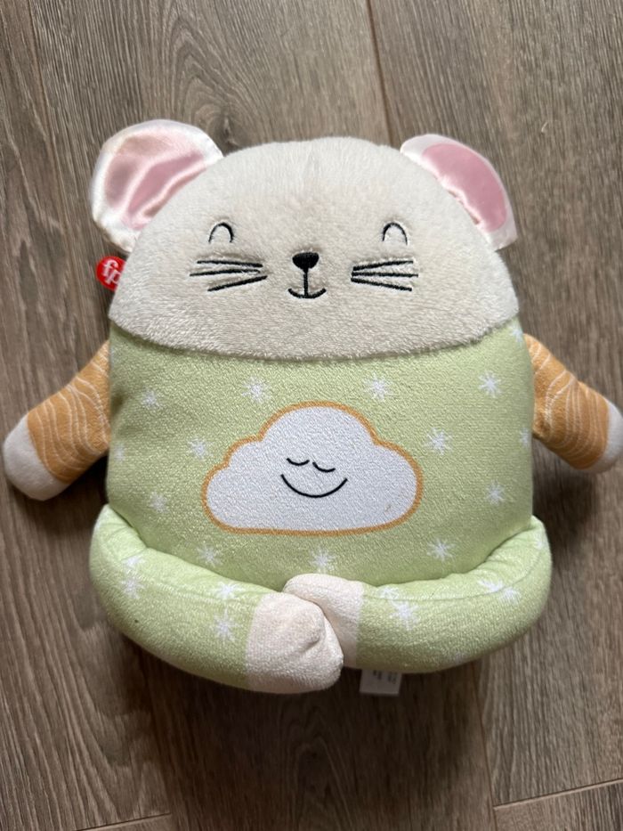 Fisher-Price Souris de Méditation Peluche Sons apaisants, méditation guidée, Musique - photo numéro 2