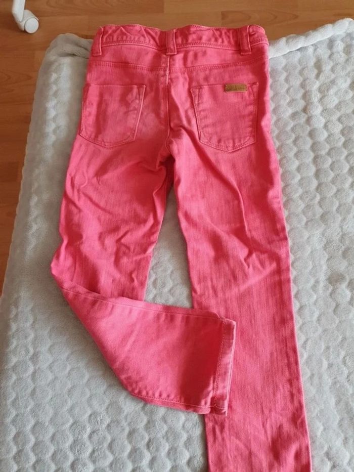 Pantalon jean rose fille - photo numéro 3