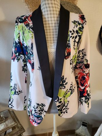 Veste fleurs