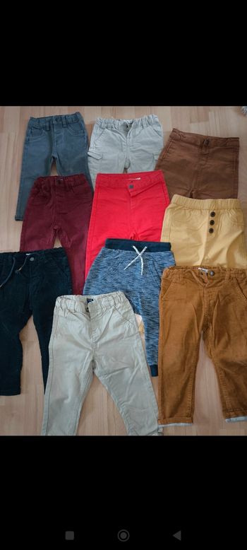 Lot pantalons 18 mois