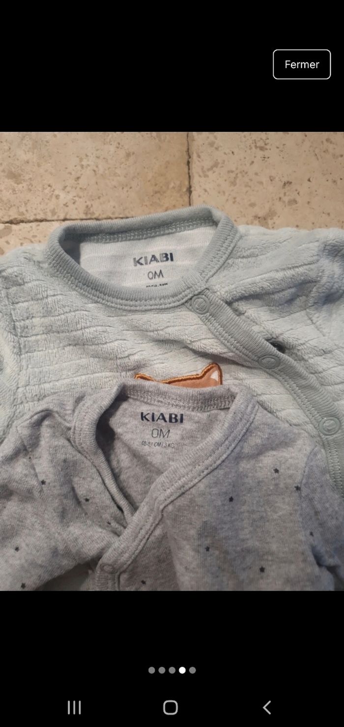 Bodies bébé fille garçon kiabi 0 mois - photo numéro 3