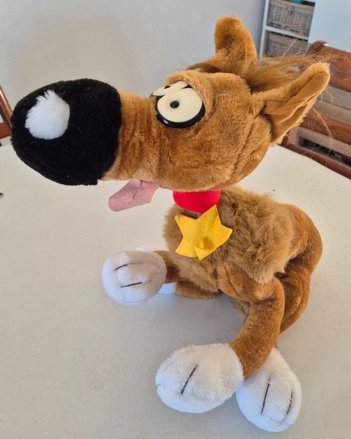 Peluche rantanplan lucky luke 50 cm