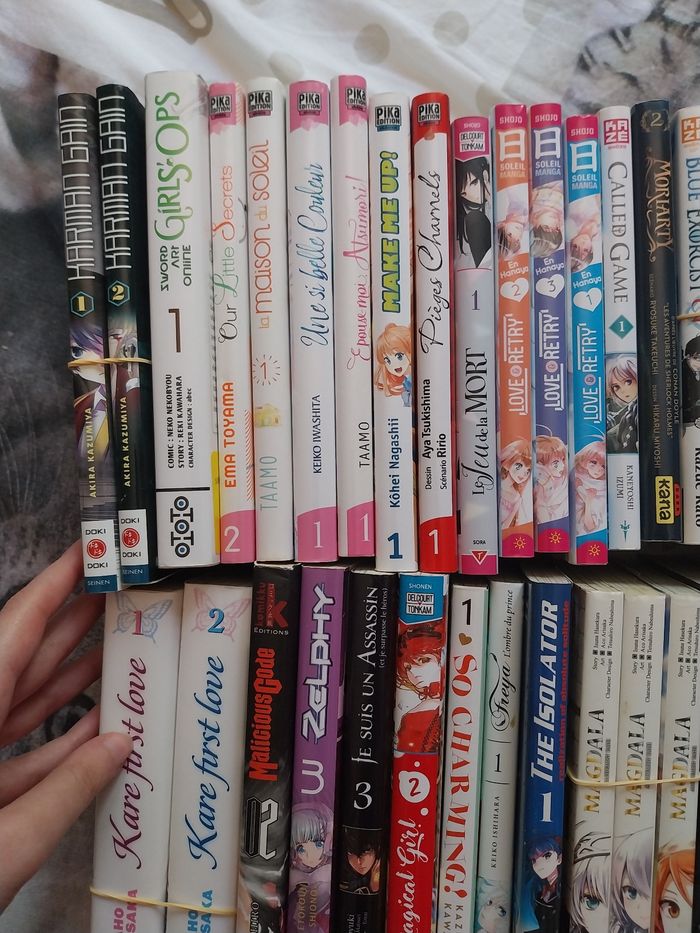 Lot de 36 mangas - Grand choix de mangas - Divers mangas - Shojo Shonen Seinen - photo numéro 2