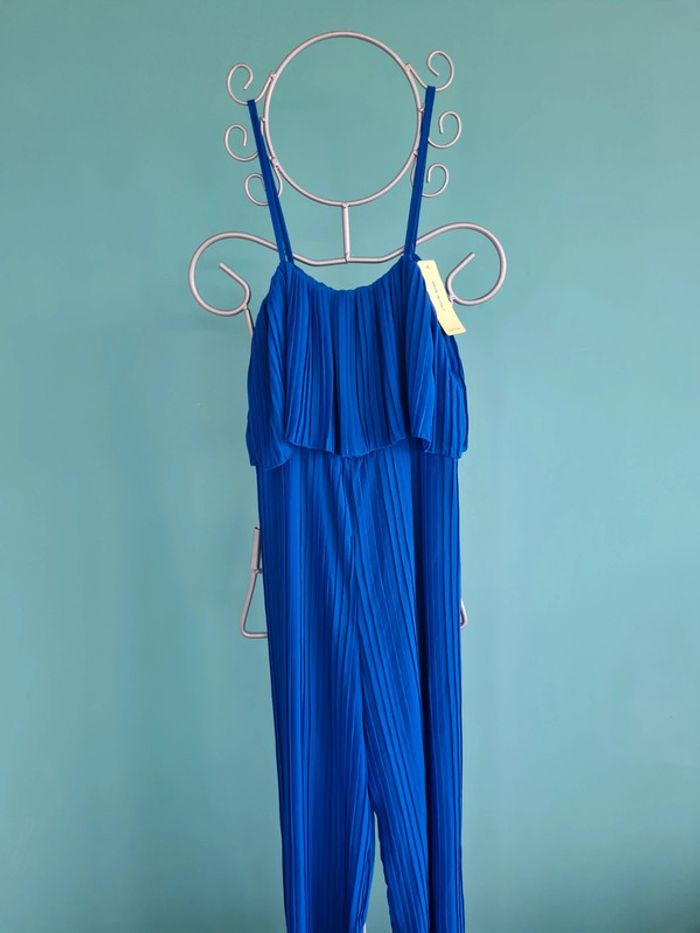 Combinaison bleu électrique neuve - photo numéro 2