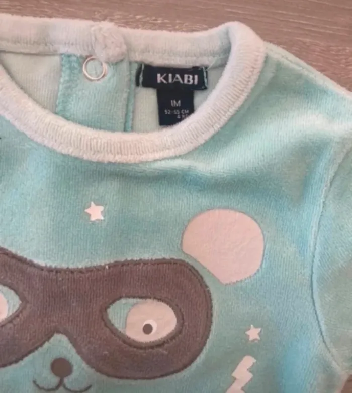 Lot 2 pyjamas 1 mois kiabi - photo numéro 4