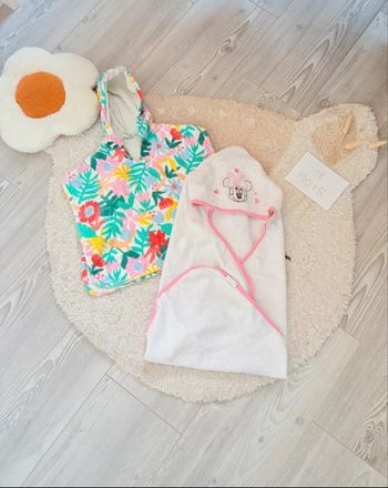 Serviettes bain fille 18 mois