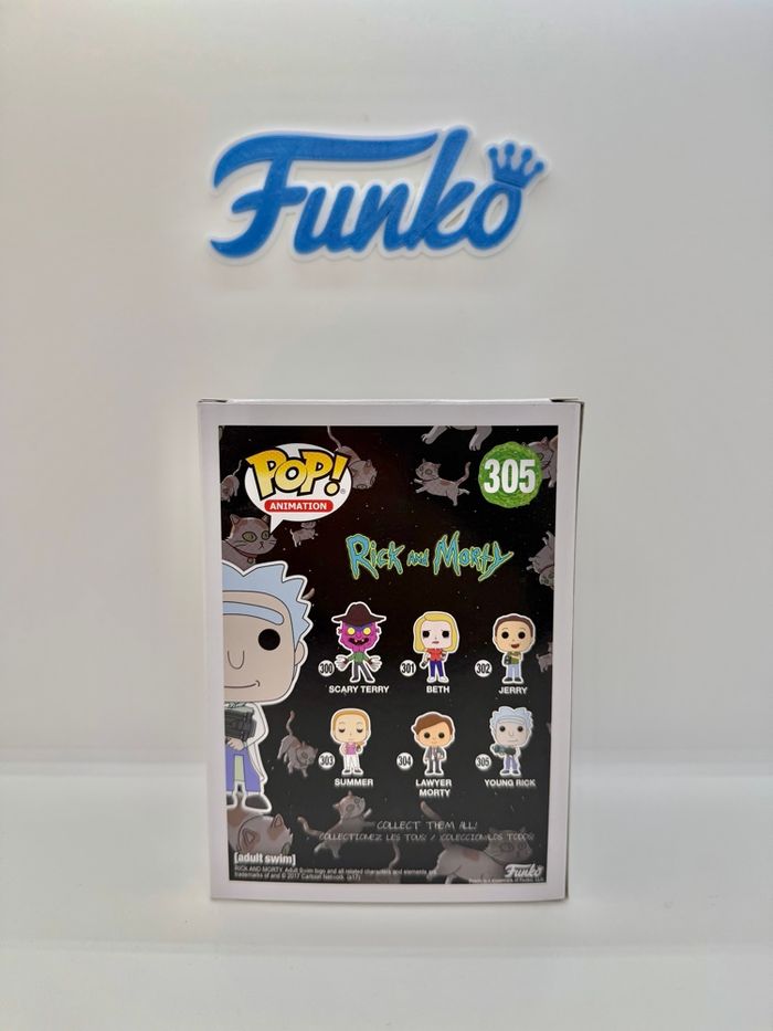 Funko Pop Rick et Morty Young Rick 305 Hot Topic 🇺🇸 - photo numéro 4