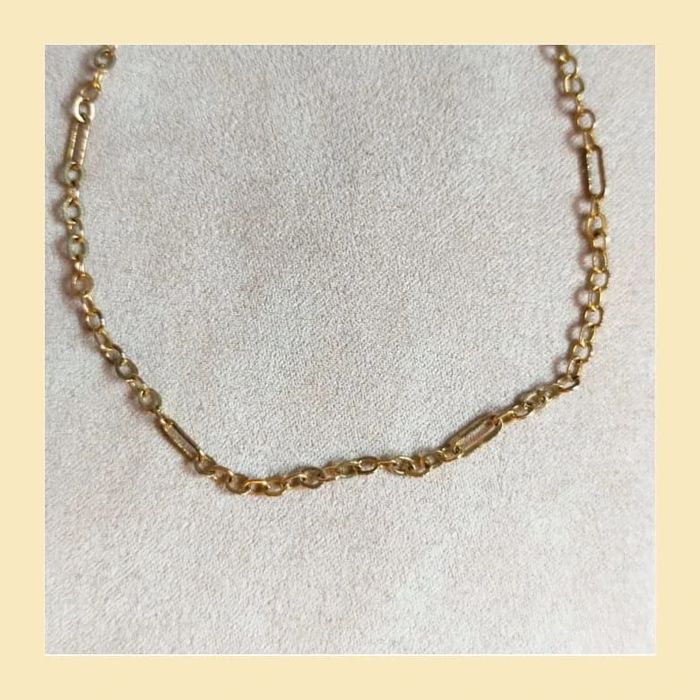 Bracelet de cheville doré vintage – Chaînette fine et élégante - photo numéro 3