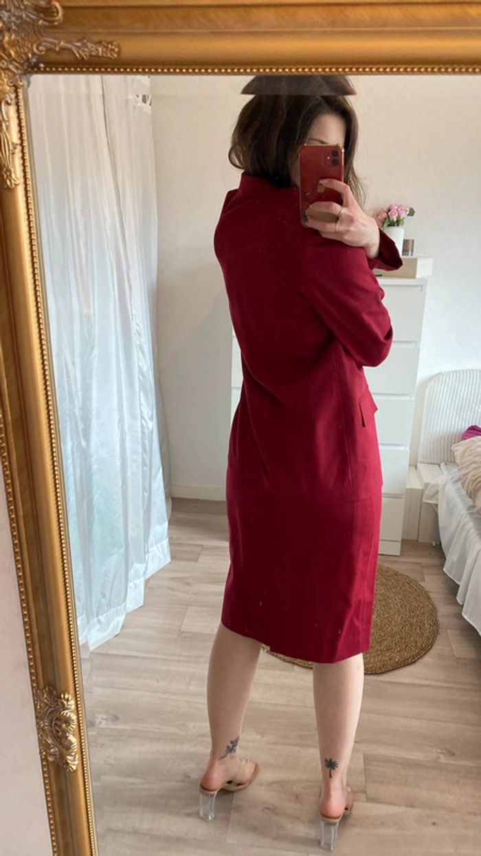 Ensemble tailleur jupe crayon et blazer vintage - photo numéro 8