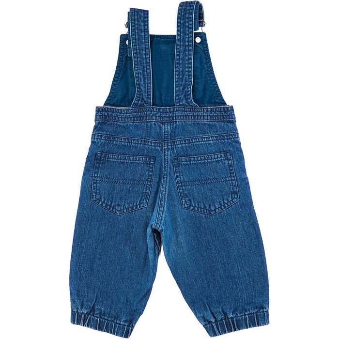 Salopette 6 mois en jean Petit Bateau - photo numéro 2
