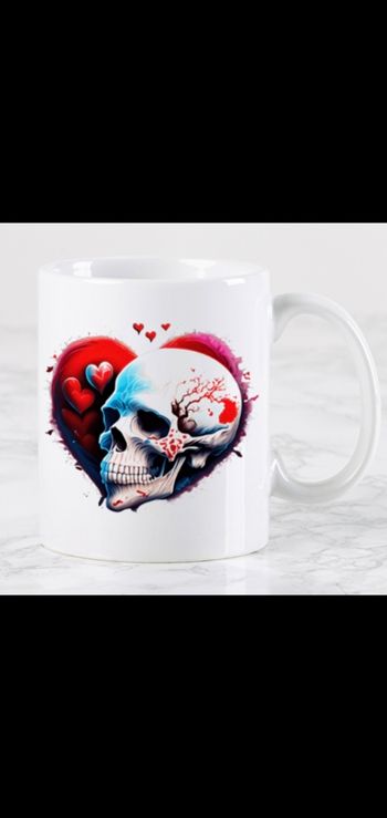 Mug tête de mort personnalisé