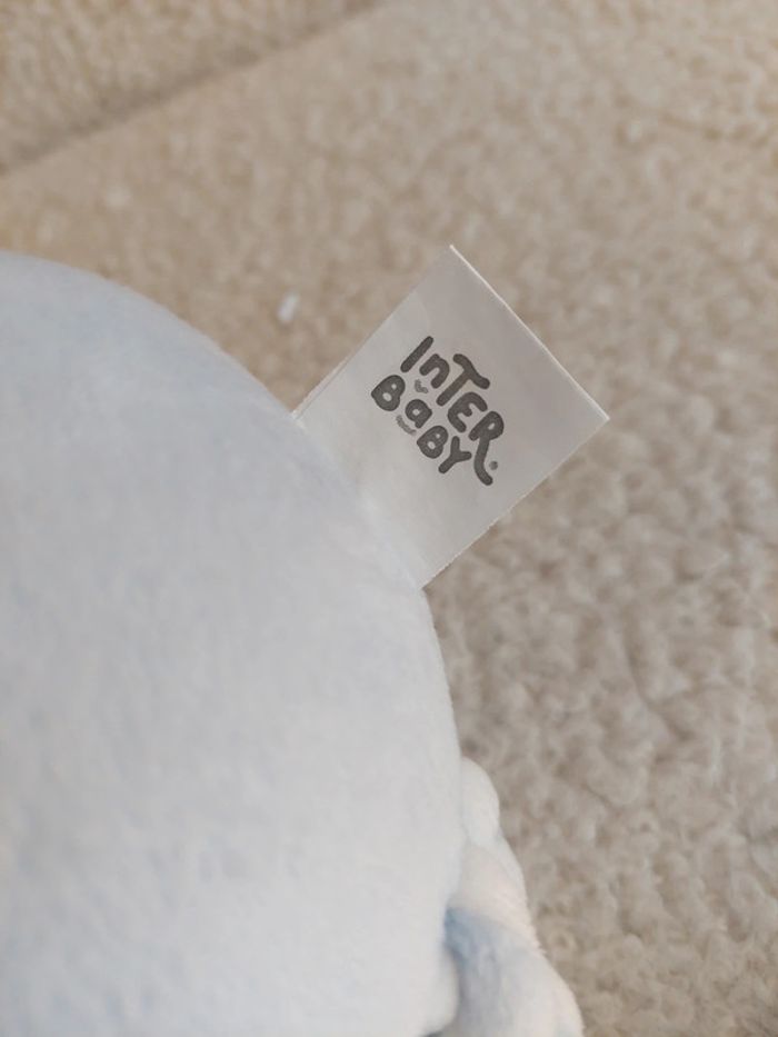 Interbaby - pieuvre bleu et blanche - photo numéro 3