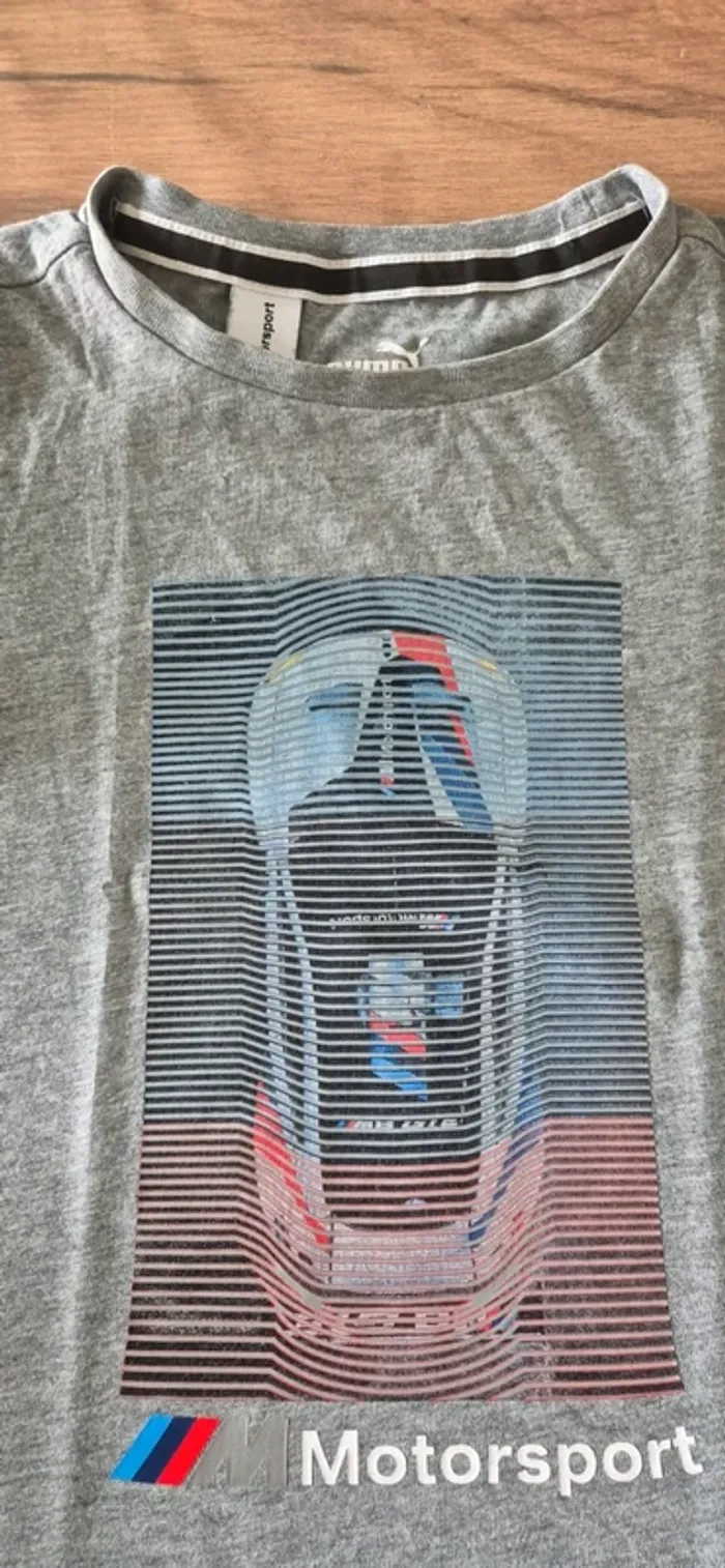 Tee-shirt puma bmw motorsport 5/6 ans - photo numéro 2