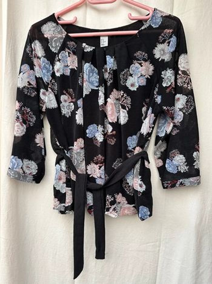 Blouse en voile doublé