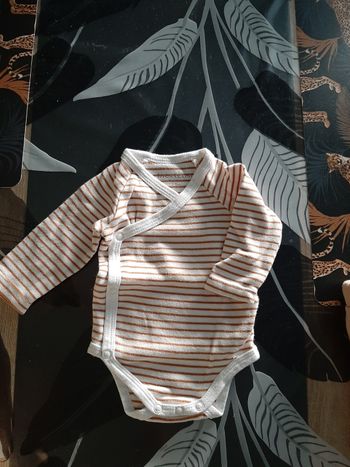 Body longue manche garçon 1 mois