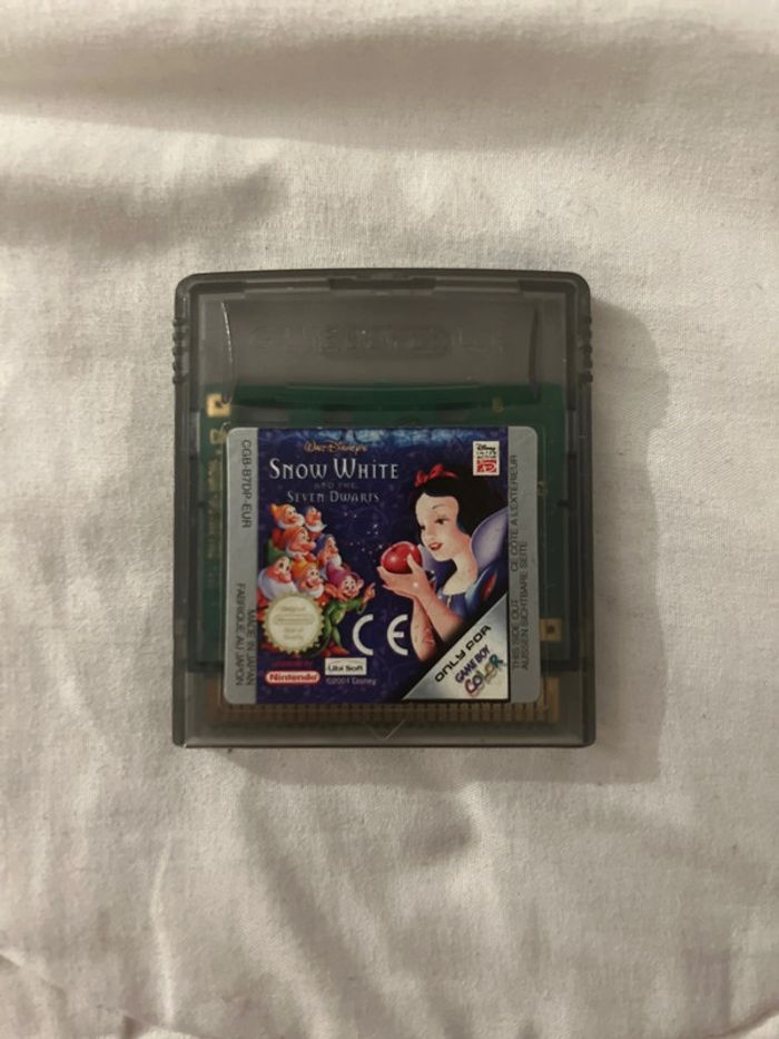 Jeux game boy color Blanche neige