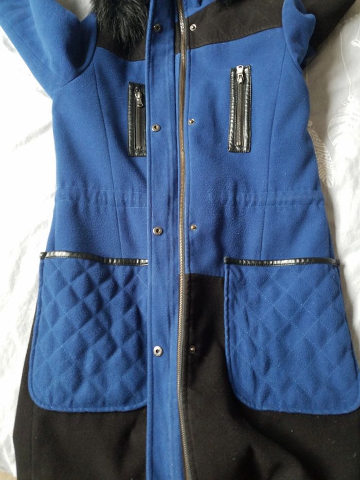Manteau bleu/noir Cache Cache - photo numéro 12