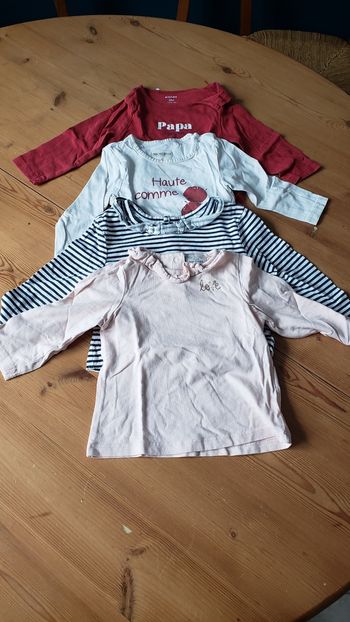 4 tee short manche courte