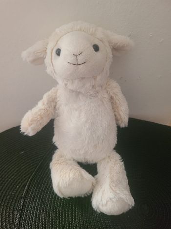 doudou mouton blanc doudou agneau animado