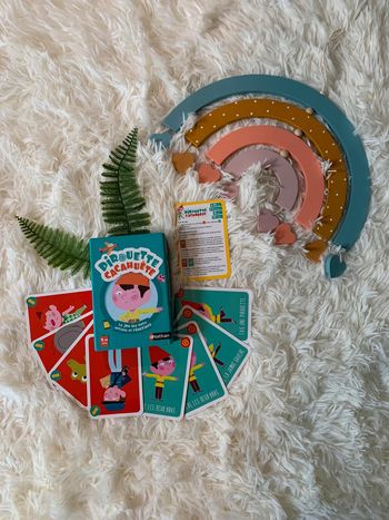 Jeu familiale de coordination et langage Pirouette Cacahuète  Nathan