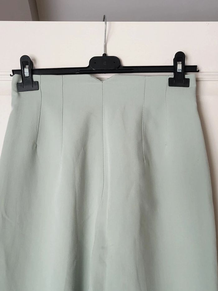 Joli pantalon style tailleur vert d'eau Zara - photo numéro 5