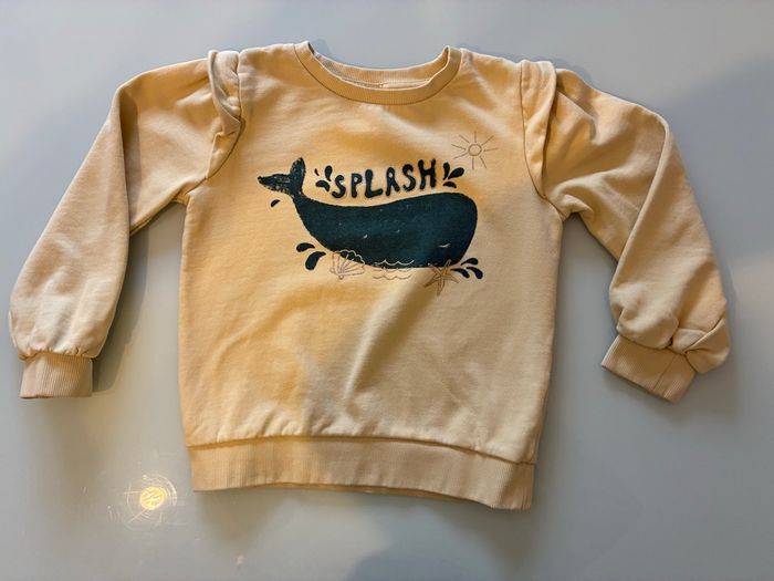 Sweat - Tape à l’Œil - 8 ans – Baleine SPLASH - 100% coton - trop mignon