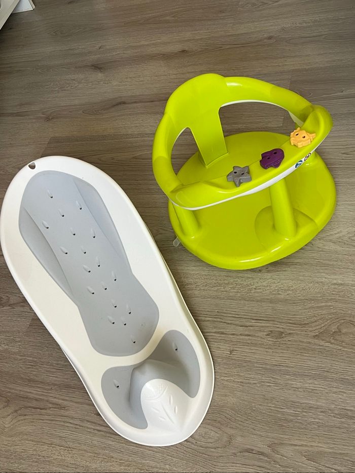 Transat et siège de bain