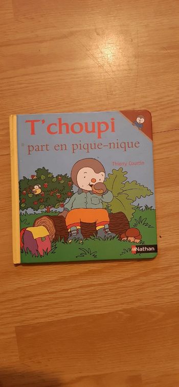 Livre T'choupi part en pique-nique